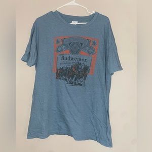 Budweiser oversized destressed shirt